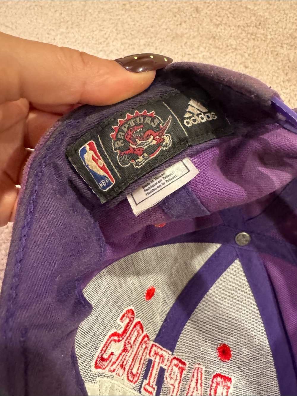 Vtg Toronto Raptors Cap - Picture 3 of 3